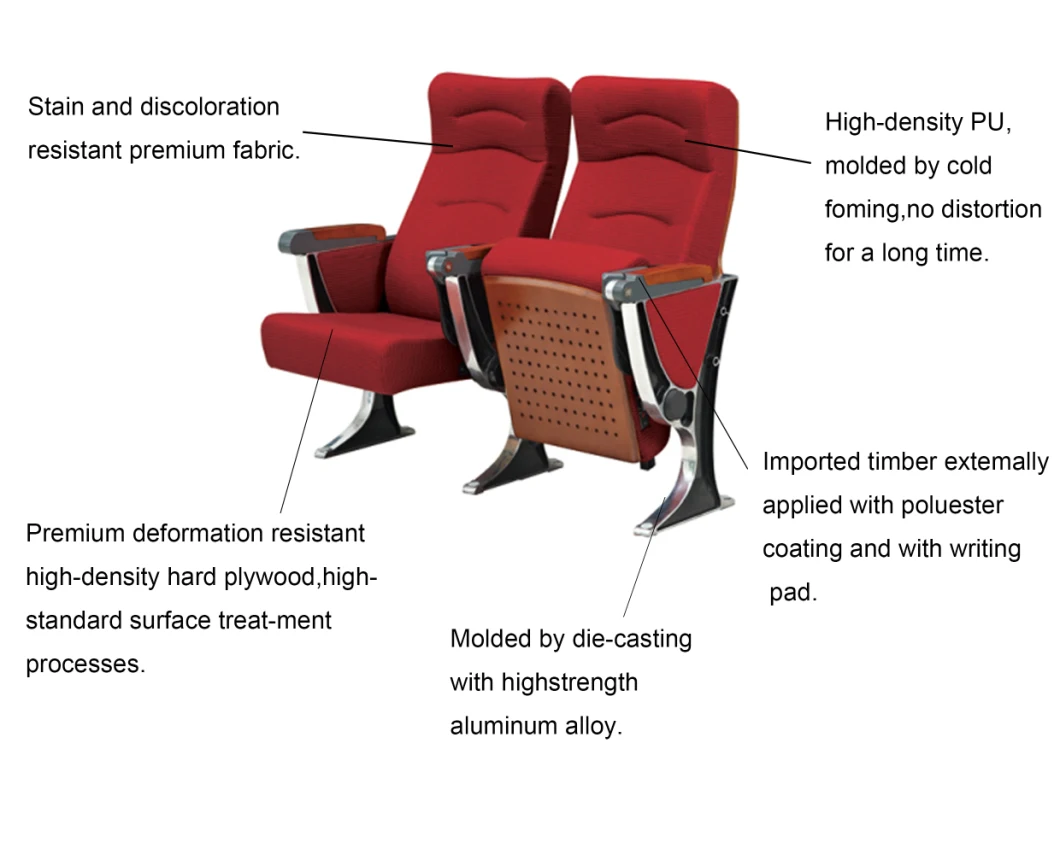 Customized Factory Price Church Conference Chair for Auditorium (KL-920)