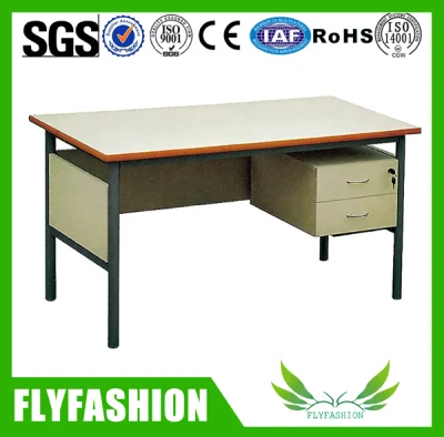 Profesor de la escuela mesa de madera y metal escritorio ejecutivo personal estación de trabajo muebles de oficina (SF-09T)